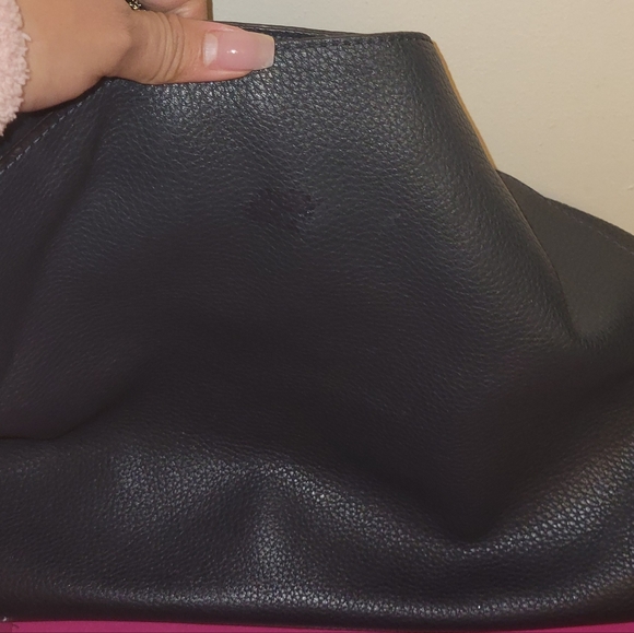 Mark and Graham navy bag purse hobo style shoulder bag gold Hardware - Picture 14 of 15